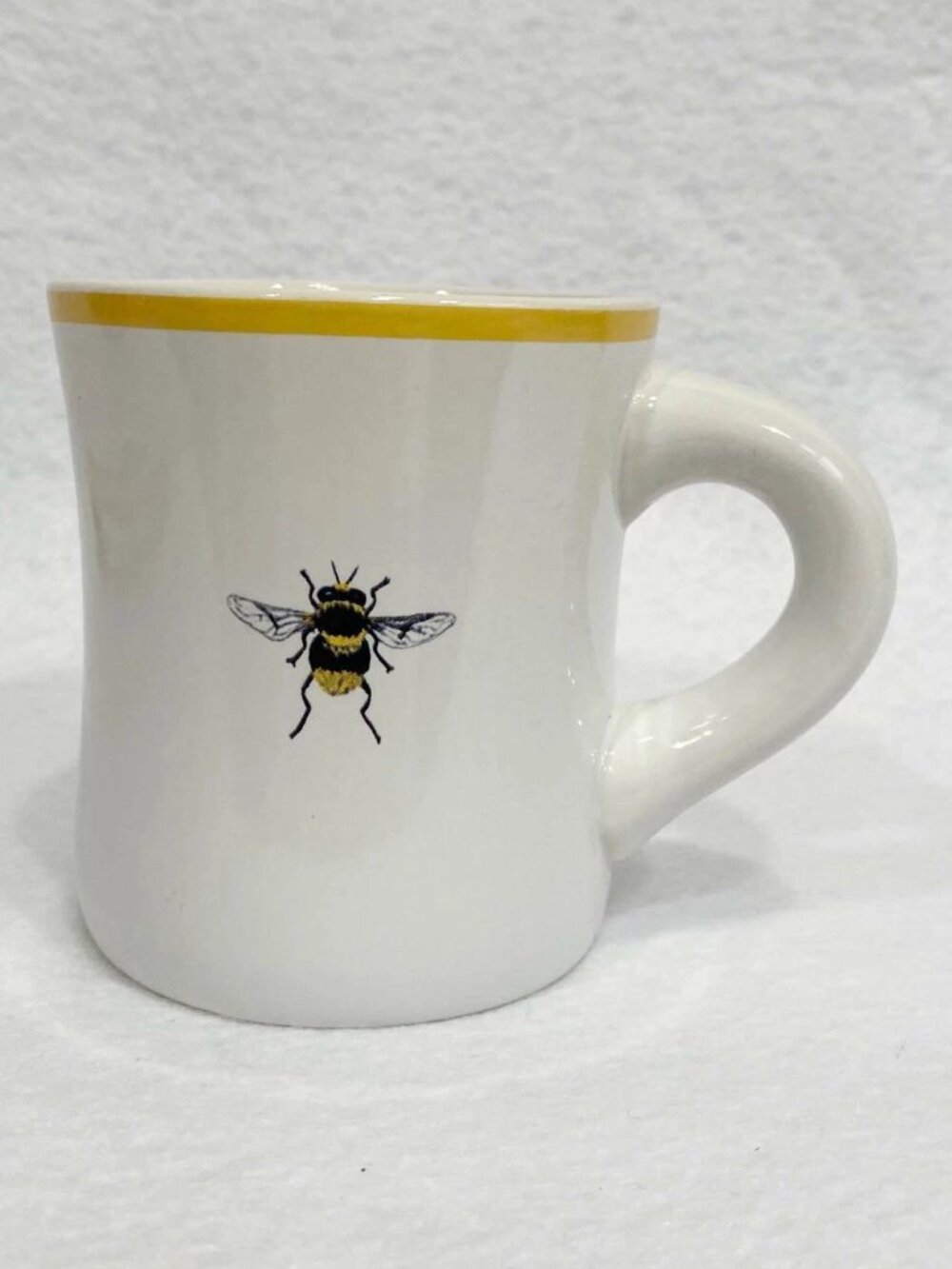 Bee Leaves Pollinator Coffee Mug | White ceramic
